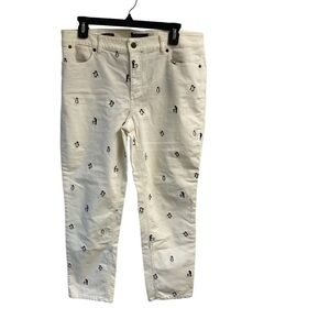 Talbots ladies slim‎ ankle coudoroy pants size 12P